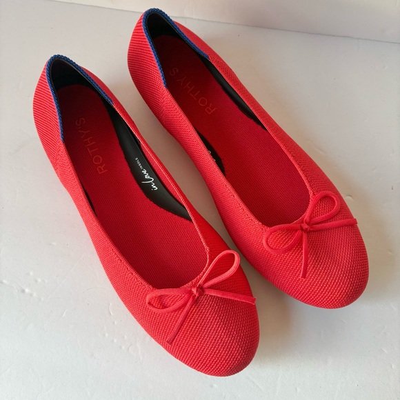 Rothys The Ballet Flat in Glamour Red